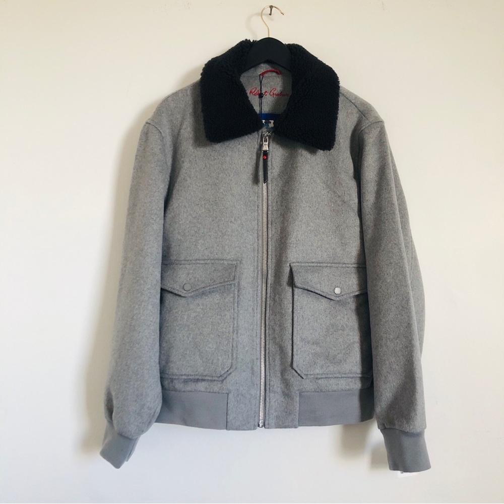 Robert Graham Wool Field Jacket Sz. L - Picture 12 of 17